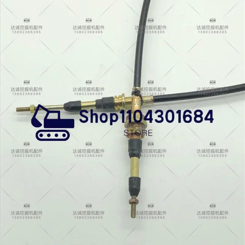 Аксессуары для экскаваторов Komatsu PC30 40 50 Дорожная линия акселератора Ручной кабель акселератора 6 мм8 мм Вилочная головка (art.: 3920cb15119ee) - 3920cb15119ee