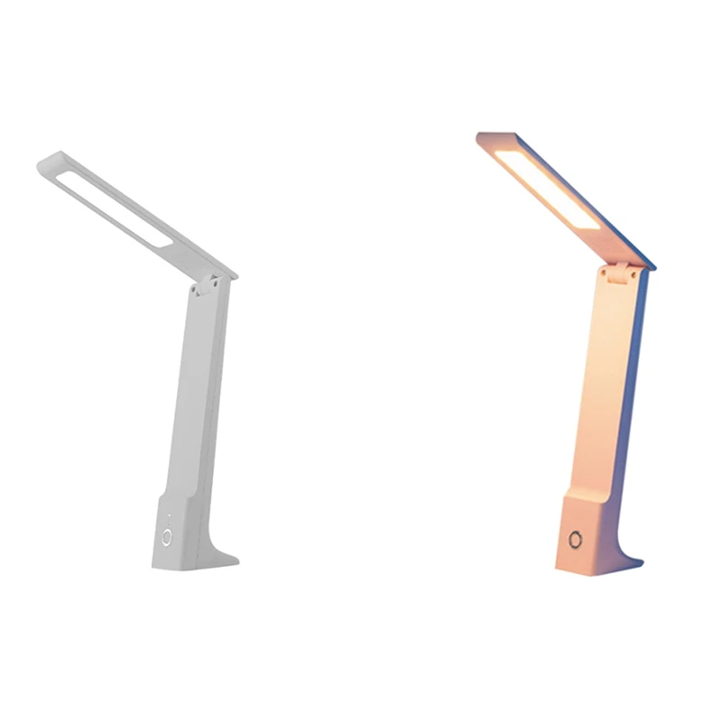

Светодиодная настольная лампа с защитой глаз, популярный USB складной офисный приглушаемый ночник для чтения