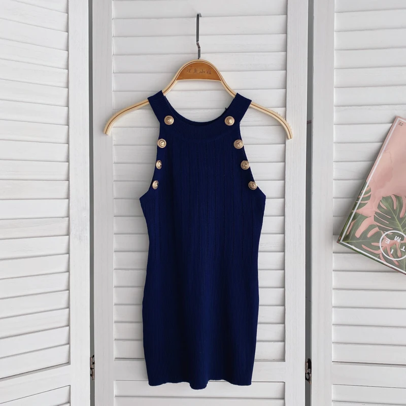 

Топы Nomikuma для женщин, коллекция 2022 года, летний однотонный Вязаный топ на бретелях с открытыми плечами, Женский винтажный темпераментный се...