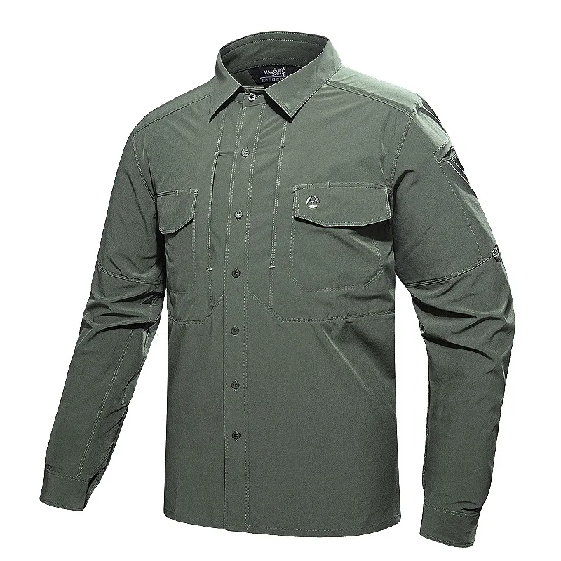 

Tactical Gear Quick Dry Military Shirt Men Breathable Army Combat Tactical Shirts Elastic New Fabric Sport Hike Outdoor Shirts