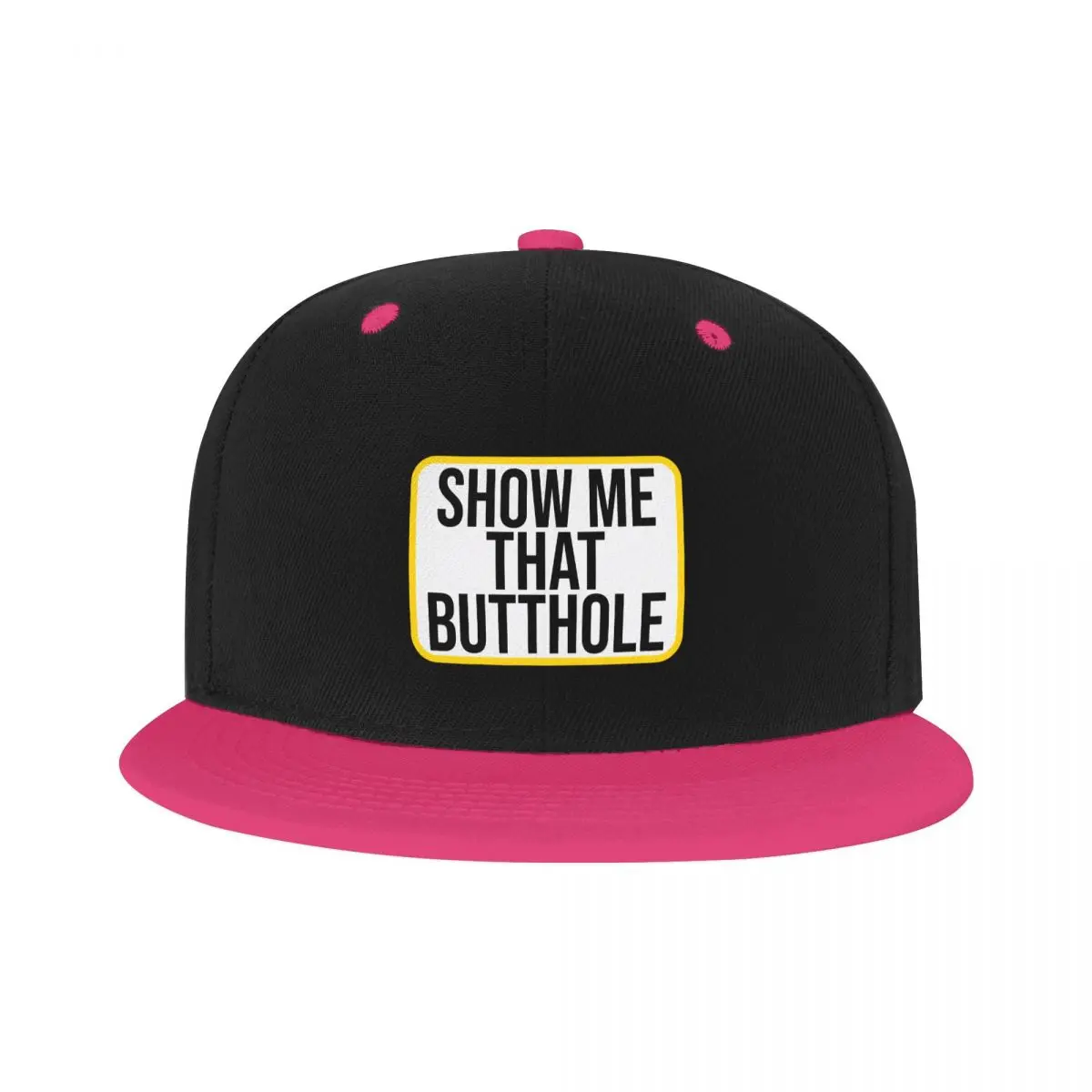 

Кепка в стиле панк с надписью «Show Me That Butthole»