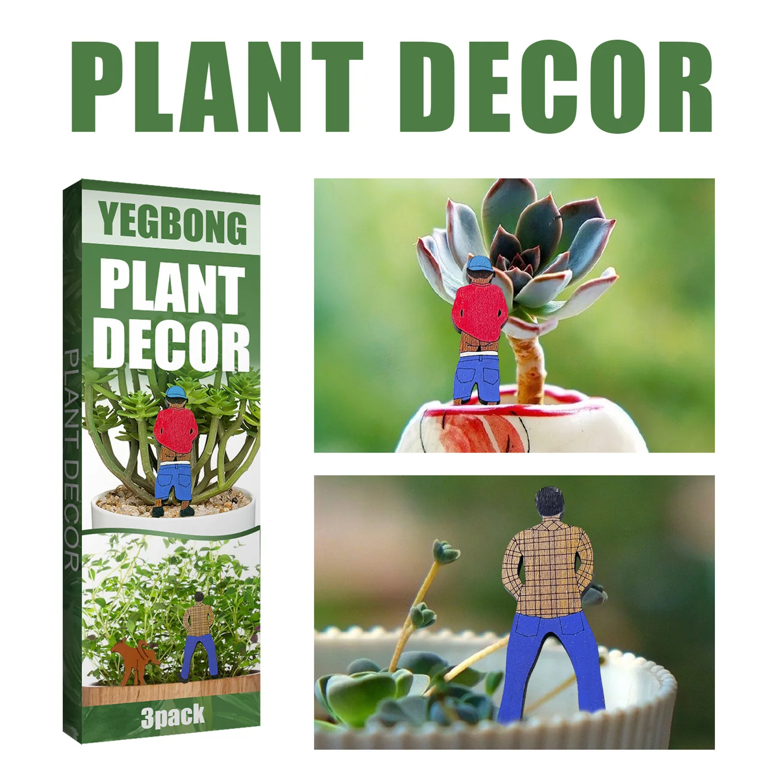 

3 шт. садовый горшок с юмором, декоративный горшок для растений, мультяшный персонаж, узор для щенка, цветочный горшок, садовый горшок для газ...