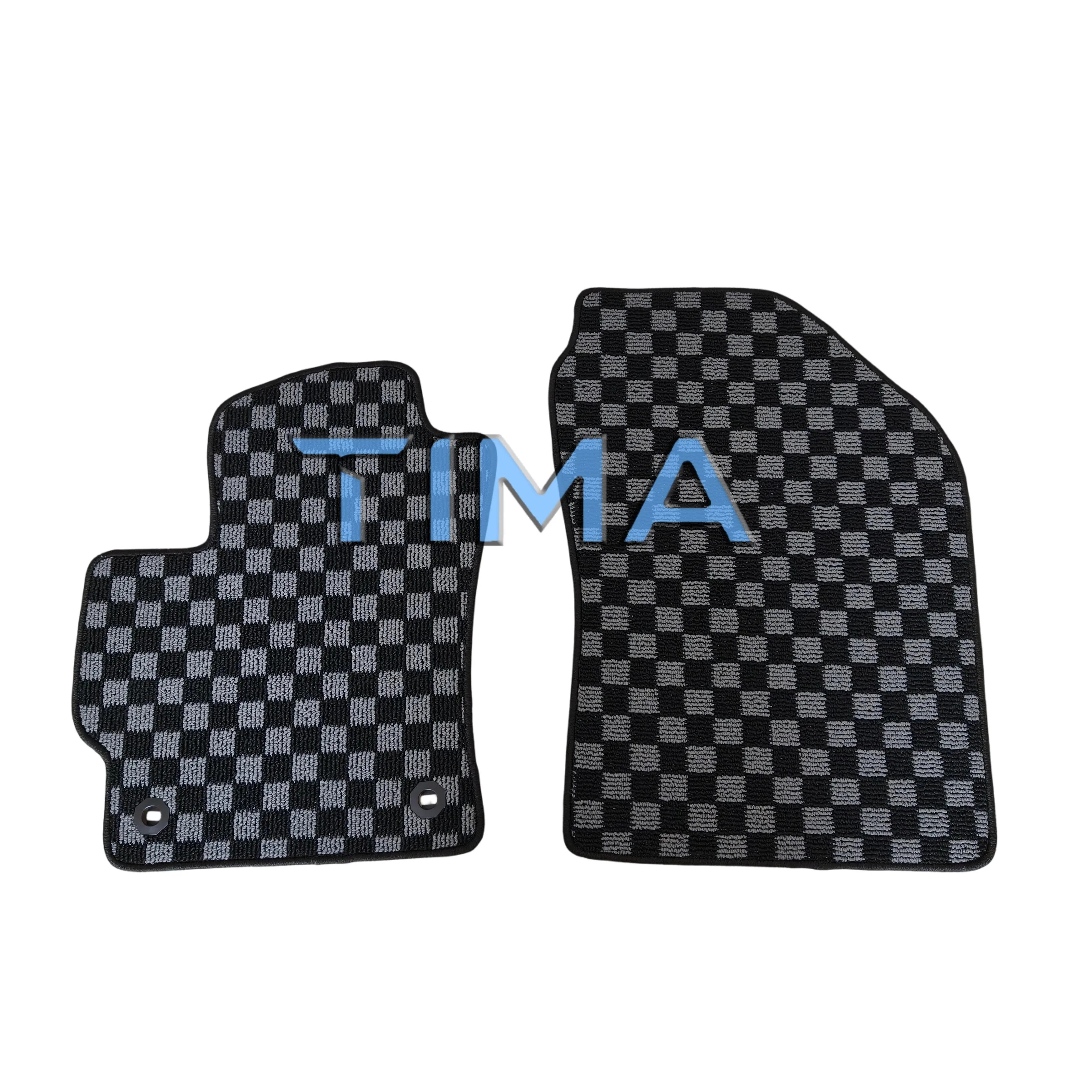 Фото Комплект из 4 шт. клетчатых гоночных ковриков из ткани для Subaru Impreza WRX GC8 1992-1999 (левый руль) №4