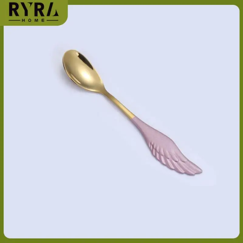 

Baby Kids Coffee Spoon Western Tableware Ice Cream Spoon Convenient Spoon Fork Coffee Ice Cream Candy Kitchen Flatware 1pc