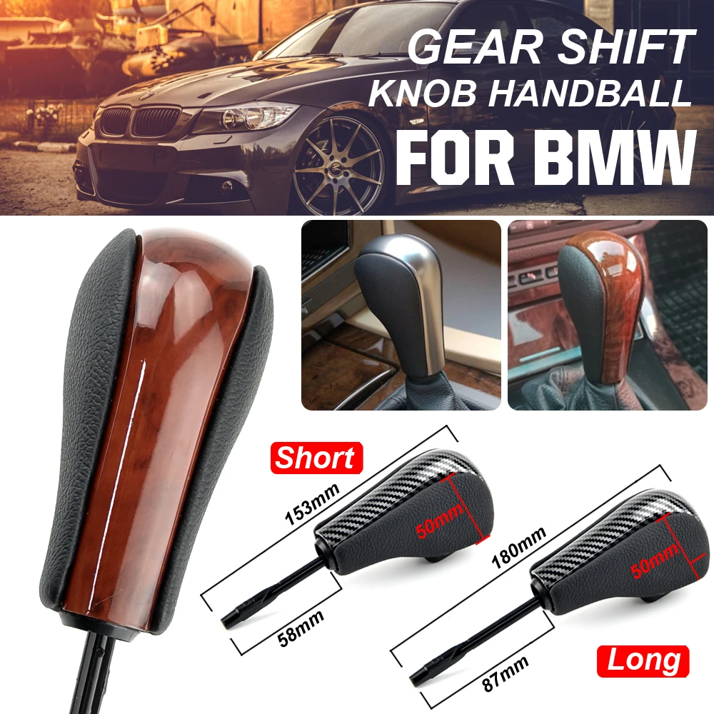 

Carbon fiber Car Automatic GearShift Stick Knob HandBall For BMW E39 E46 E53 E60 E61 E63 E64 E83 E81 E82 E87 E90 E91 E92 E93