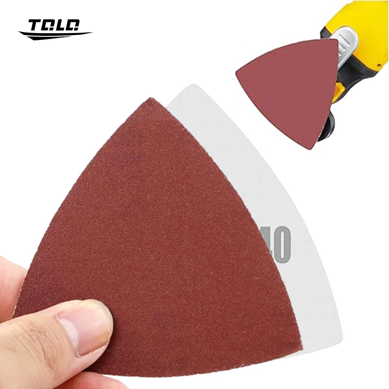 Треугольная наждачная бумага, абразивные инструменты 80*80*80 мм, материал глинозема, деревообработка, инструменты для полировки и шлифования металла, аксессуары