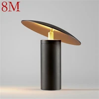 8m nordic vintage table lamp creative design black desk light modern fashion for home bedroom living room decorative