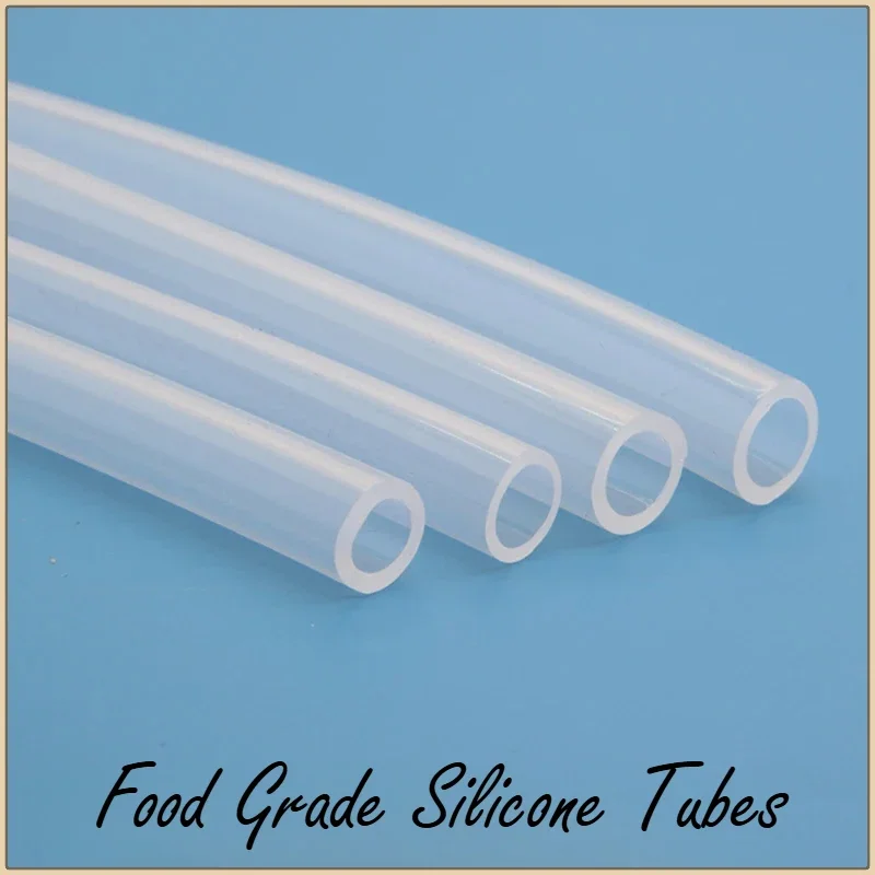 1/5/10 м пищевой силиконовый резиновый шланг прозрачный ID 0 5 1 2 3 4 6 7 8 9 10 12 13 14 мм O.D