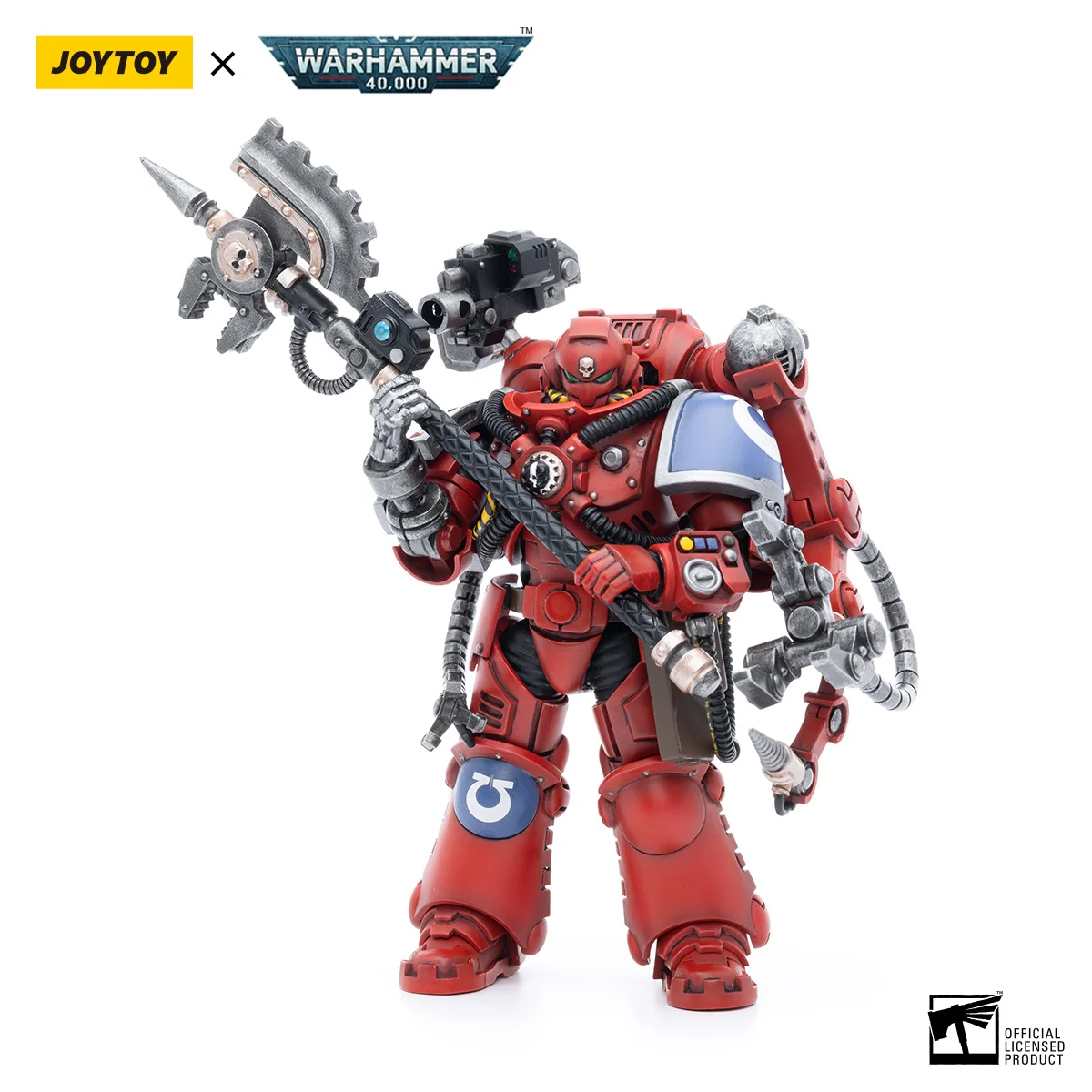 Фото [В наличии] Коллекционная экшн-фигурка JOYTOY Warhammer 40K Ultramarines Primaris Techmarine модель идеально подходит для дисплея или подарка №5