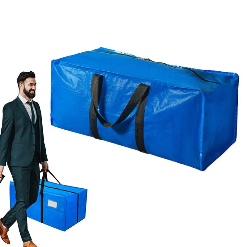 

Moving Bags Heavy Duty Extra Large Packing Bags With Zippers Storage Tote With Carrying Handles For Space Saving Moving Suppplie