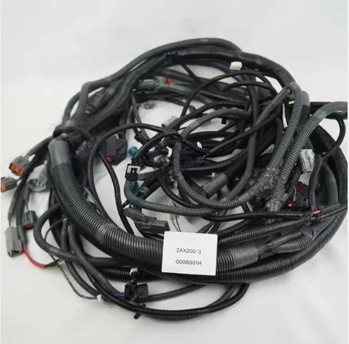 Фото Жгут проводов ZX200-6 ZX240 0006001H 006001-H 0006001 для Hitachi ZX200 ZX200-3 ZAX200-3 ZX200-1 ZX200-3G, запчасть для двигателя №5