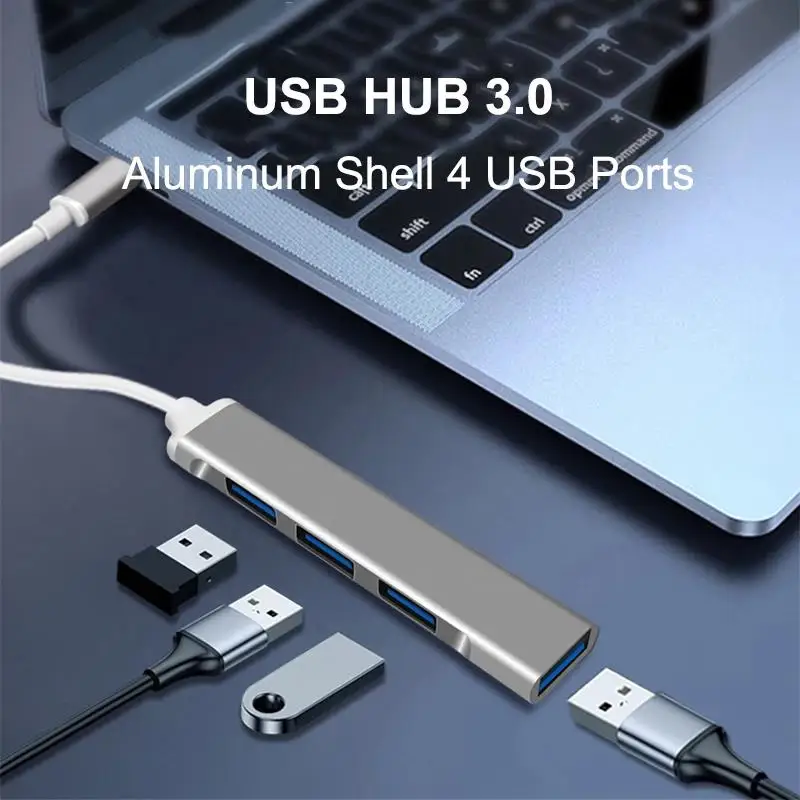 

USB-разветвитель с 4 портами и поддержкой OTG для HUAWEI, Xiaomi, Lenovo, Macbook