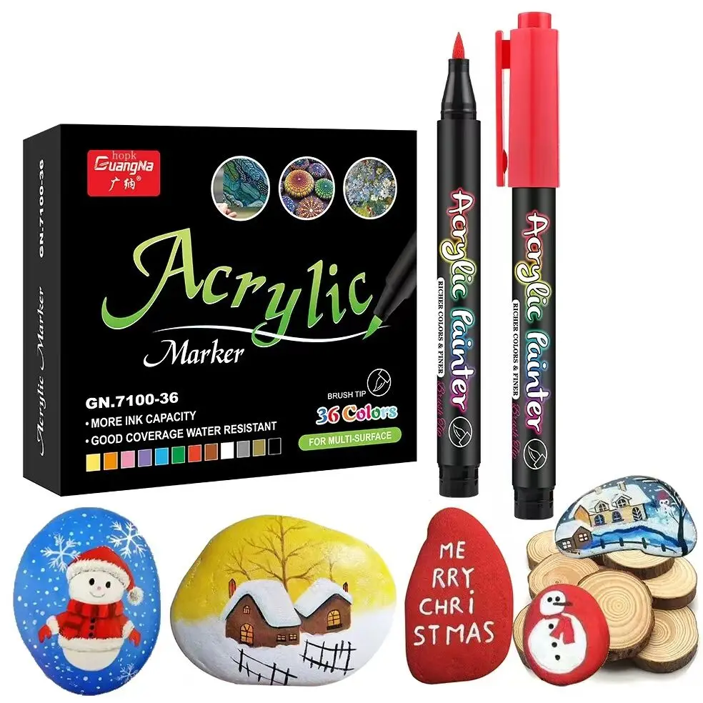 36 Colors Acrylic Paint Pens A	