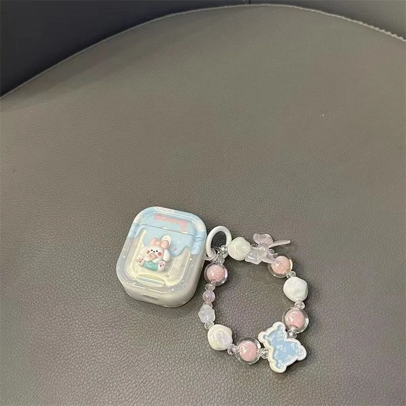 Чехол для AirPods 2 Pro 3 с рисунком мороженого