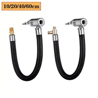 car tire air inflator hose inflatable pump extension tube adapter twist tyre air connection locking air chuck bike motorcycle