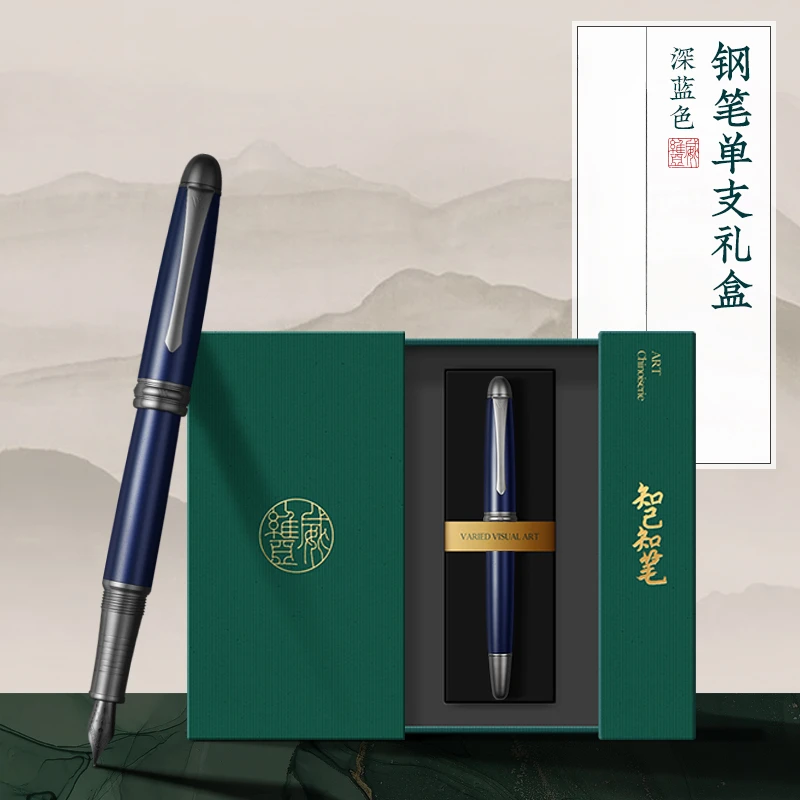 Ручка перьевая VVA иридиевая Золотая 0 5 мм