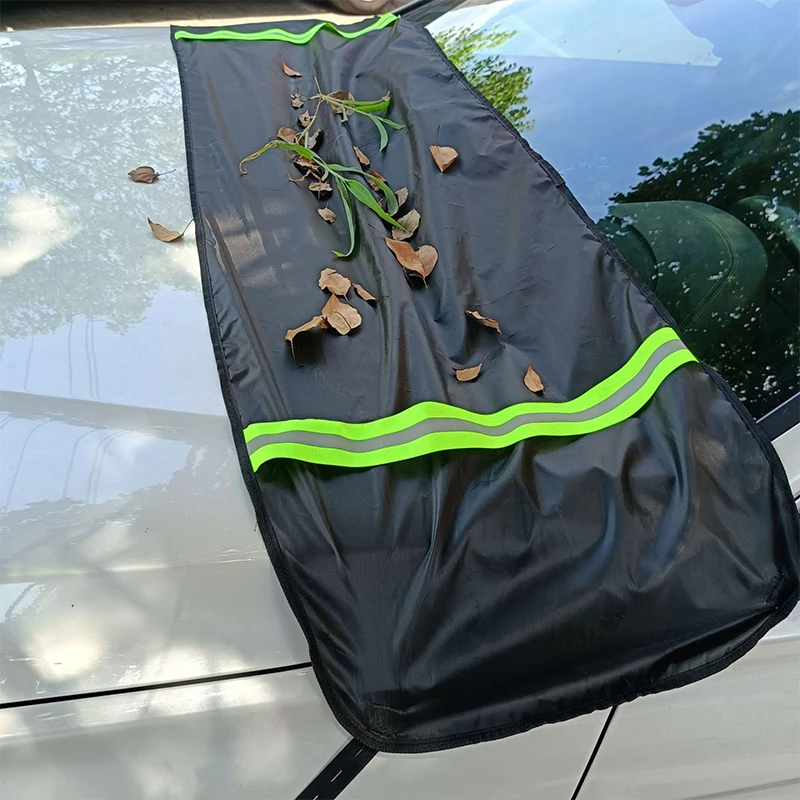 

Универсальный чехол на лобовое стекло автомобиля, защита от снега, пыли и солнца, водонепроницаемый складной чехол на лобовое стекло