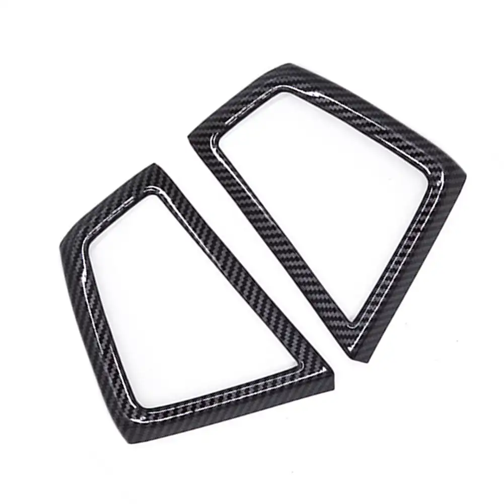 2 шт. автомобильная накладка на приборную панель из углеродного волокна для Hyudai