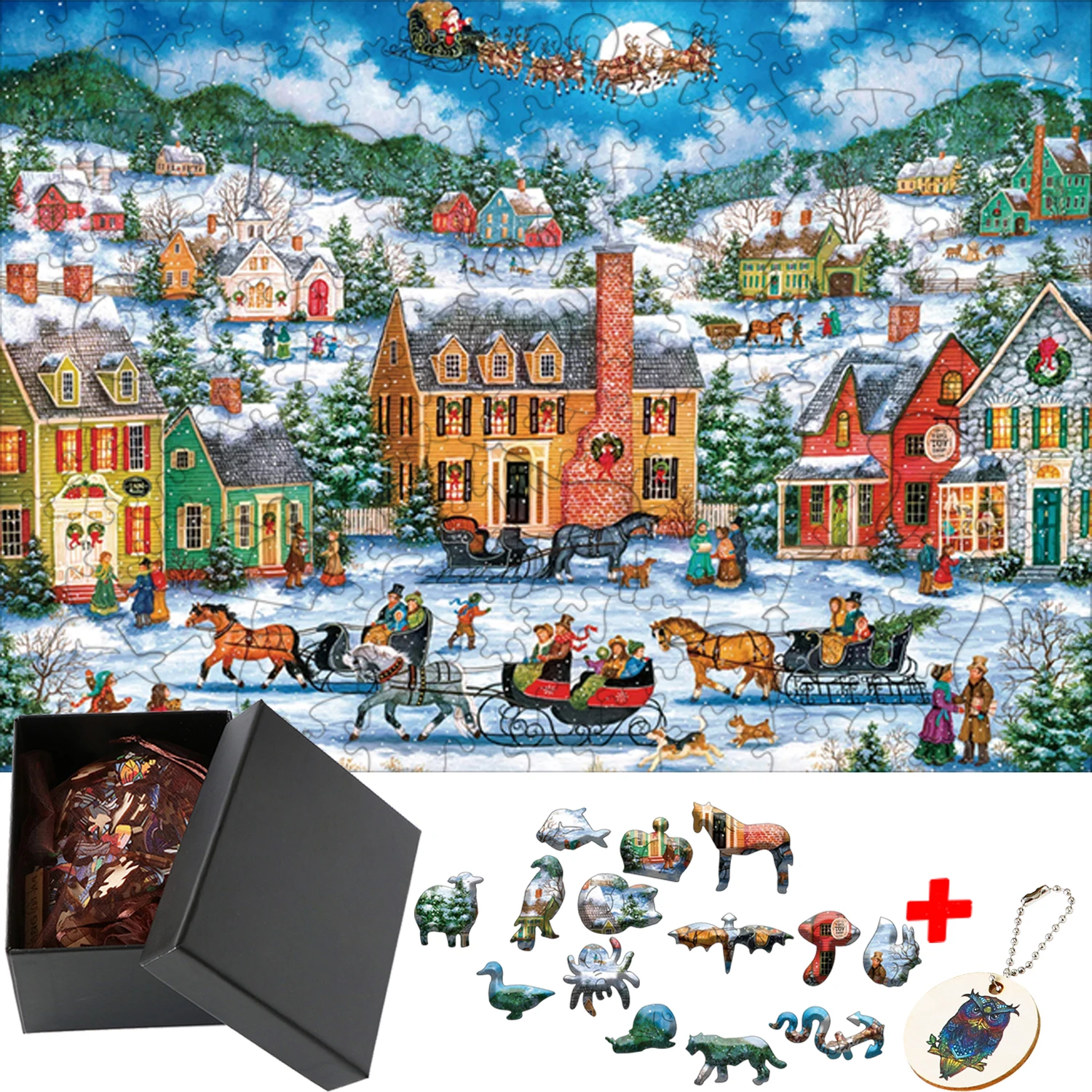 Деревянный пазл с животными игрушка для взрослых деревянные головоломки поделки