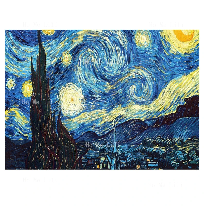 Картина Пикассо и Ван Гога фланелевые напольные коврики Starry Night Guernica цветной