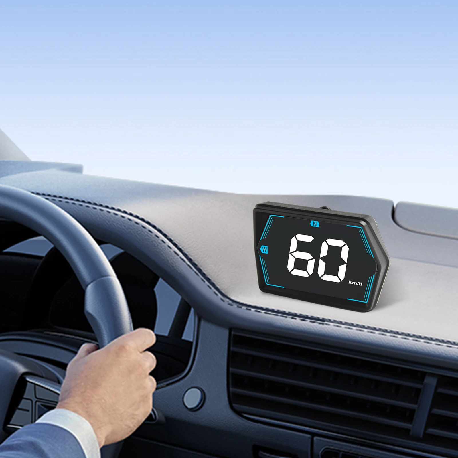 Дневное вождение HUD Проекционный дисплей Автоматическое уведомление о скорости