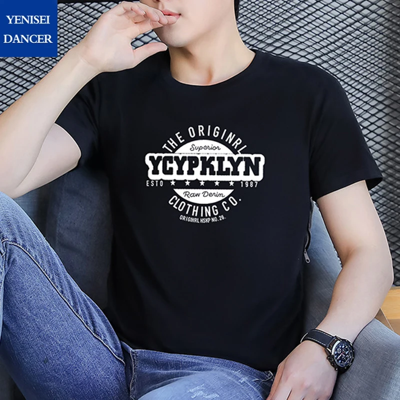 

2022 New Brand 5 Color Letter Print T Shirt Summer Preppy Plus Size 100% Cotton Top