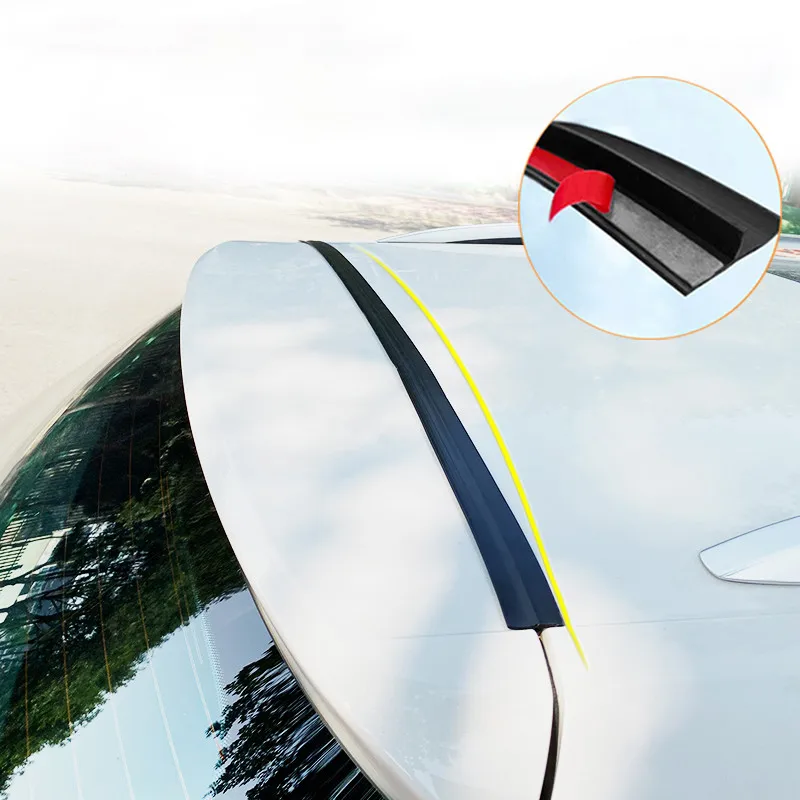 

Car Trunk Lid Gap Seal Strip Rubber Trunk Sealing Strip for Sedan SUV Hatchback Anti Dust Waterproof Weather Strip Accessories