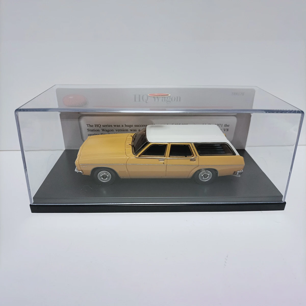 Trax, масштаб 1:43, модель Holden HQ Wagon 1971 года из смолы, оранжевого цвета, классические игрушечные автомобили, ностальгия, подарки для взрослых, сувенир, статичная модель для демонстрации. (art.: 3920dd065e95f) - 3920dd065e95f