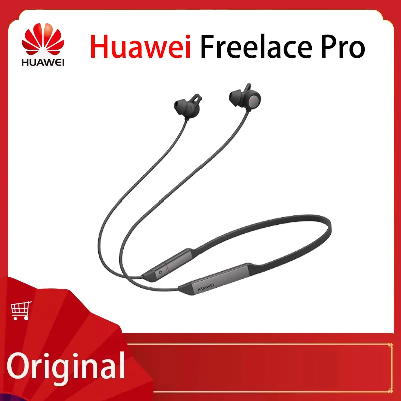 

Беспроводные Bluetooth-наушники Huawei Freelace Pro, спортивные водонепроницаемые наушники с активным шумоподавлением и быстрой зарядкой