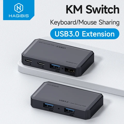 Hagibis USB 3.0 коммутатор для двух компьютеров