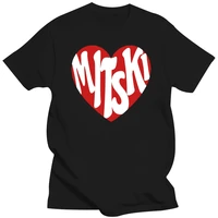 mitski heart logo print shirt european and american street fashion shirt shirt hip hop rap pop fleece men women