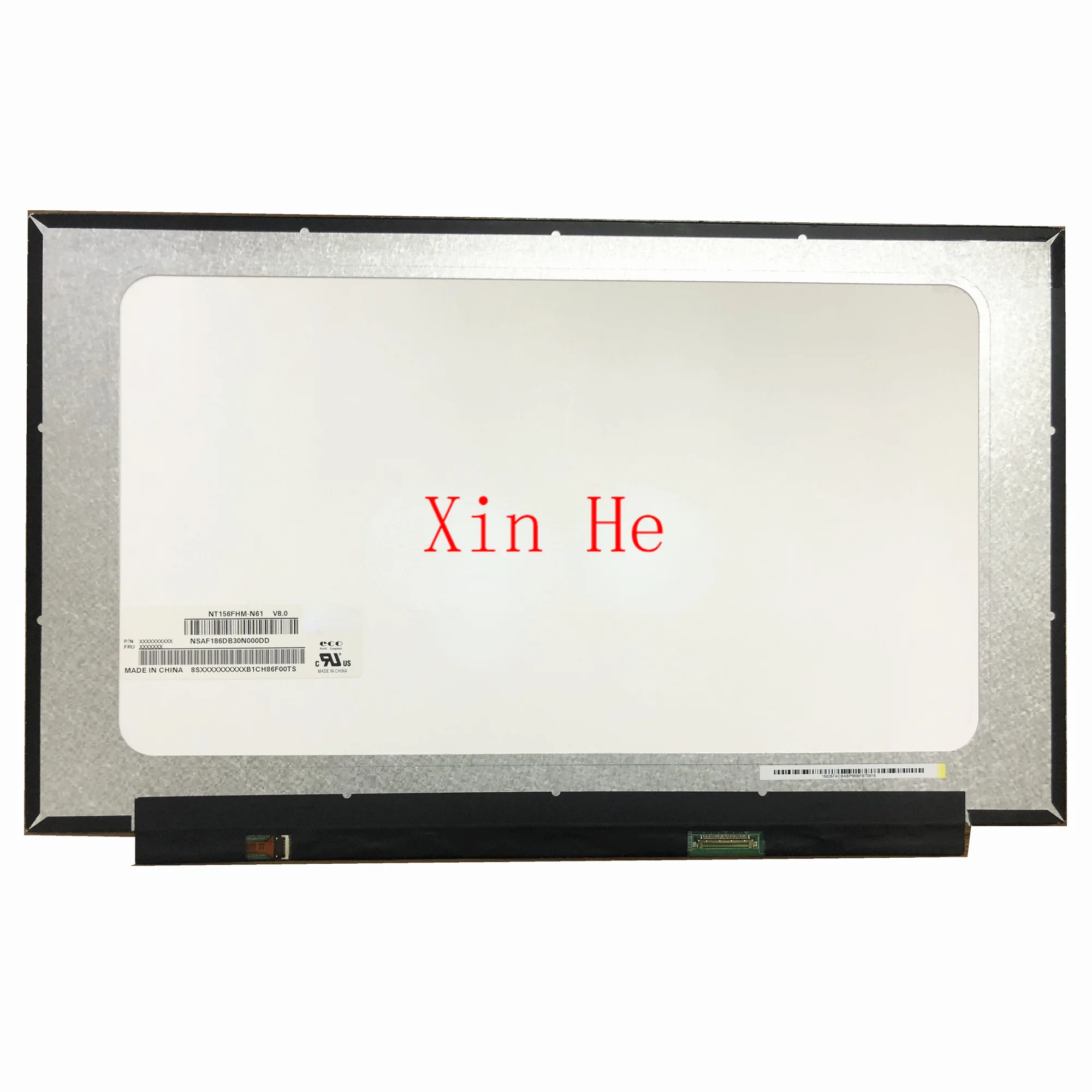 NT156FHM-N61 fit B156HTN06.1 TV156FHM-NH1 N156HGA-EA3 15.6'' Laptop LCD Screen Display 1920*1080 EDP 30 Pins With No screw holes