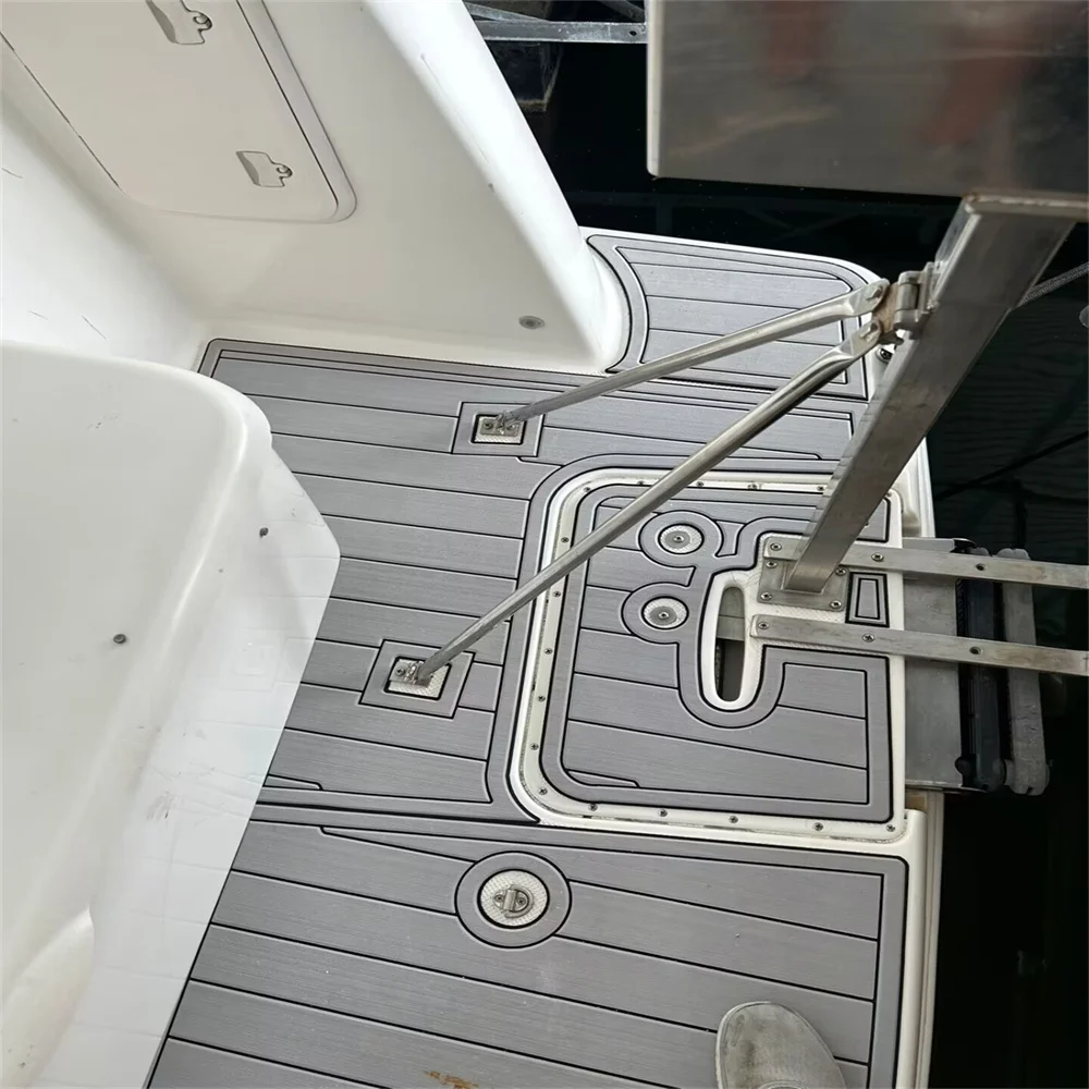 Фото 2006 Meridian 408 Swim Platform Step Pad Boat EVA Foam Faux Teak Deck Floor Mat SeaDek MarineMat Style Самоклеящийся g1a6 №5