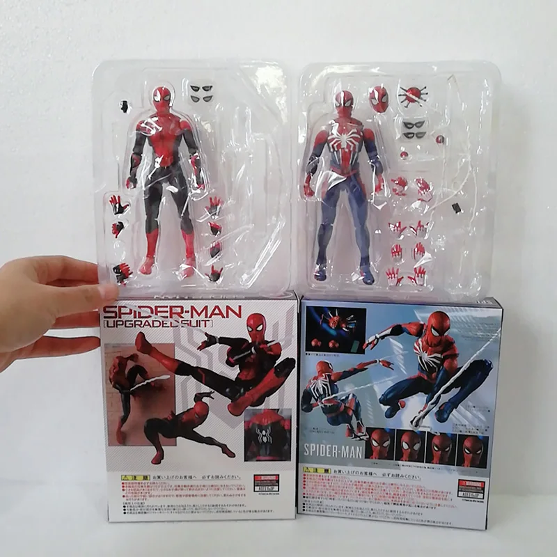 

Mafex Spiderman Action Figure SHFiguarts Spider Man PS4 Action Figure Homecoming Toys Doll Birthday Christmas Gifts for Kids