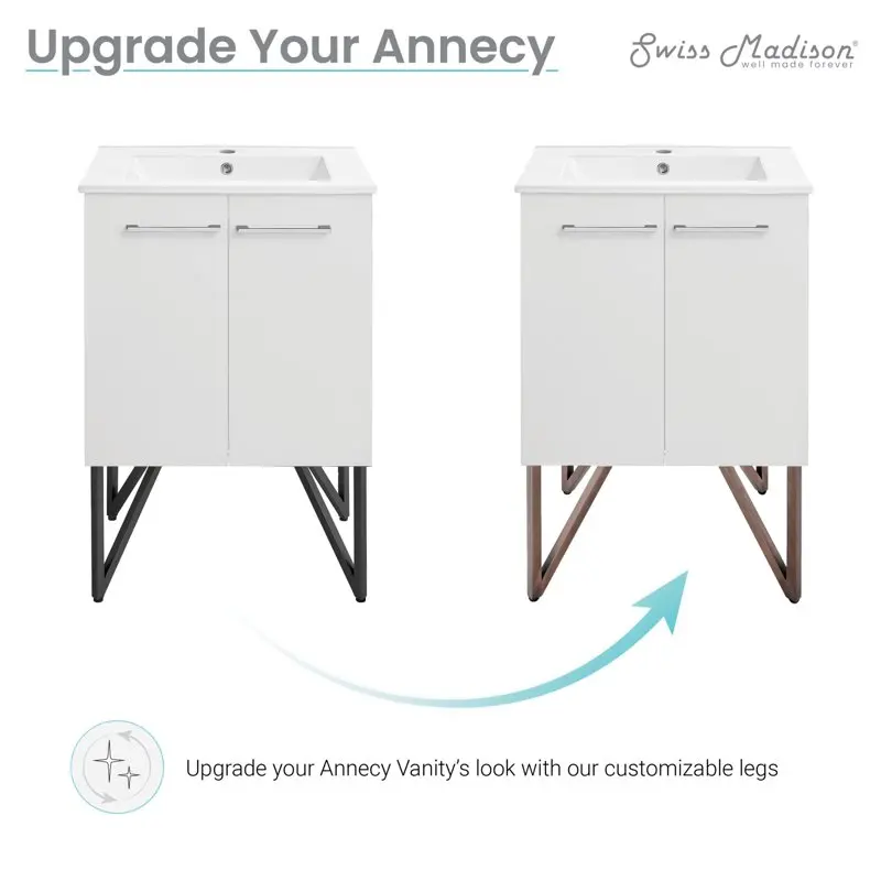 

Annecy Vanity Legs - Bronze