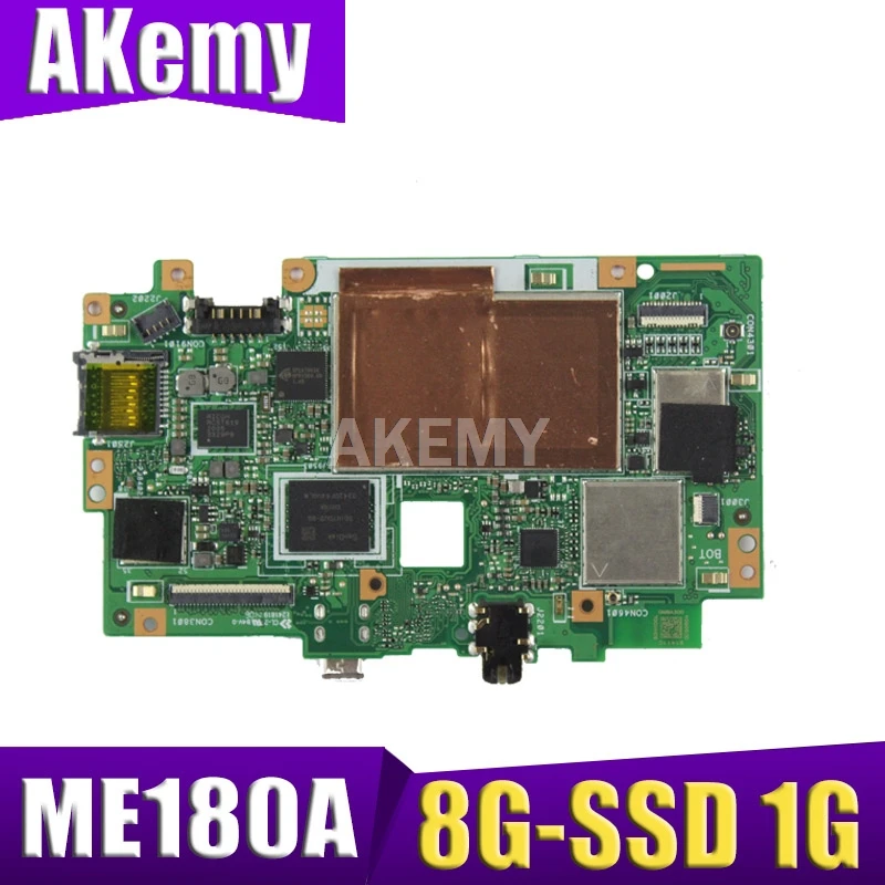 

Материнская плата Akemy для Asus MeMO Pad HD 8 ME180A ME180, материнская плата logic boardK00L 100% TESED OK W/ 8G-SSD/1G/qc1.6