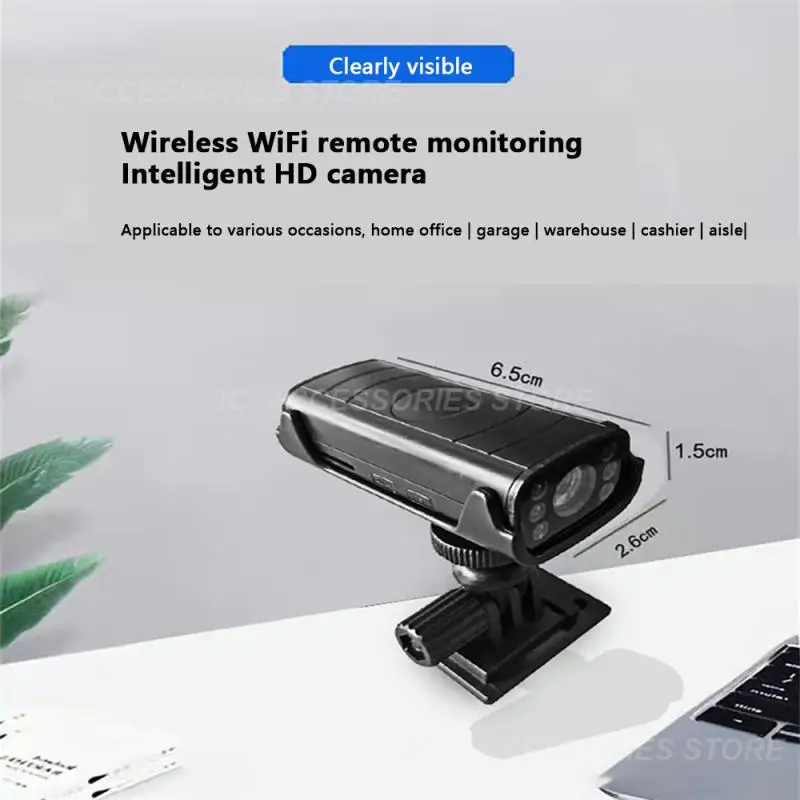 

2023 New Wireless WiFi Camera Mobile Phone Remote Monitor Network Intelligent Video Recorder Security Probe Appjxlcam Dropship
