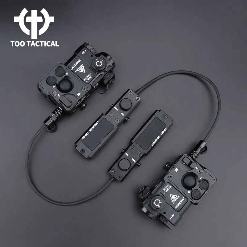

PERST4 Tactical Visible Green and IR Laser Aiming Indicator Pointer with Switch for Airsoft and Hunting Airsoft accessories