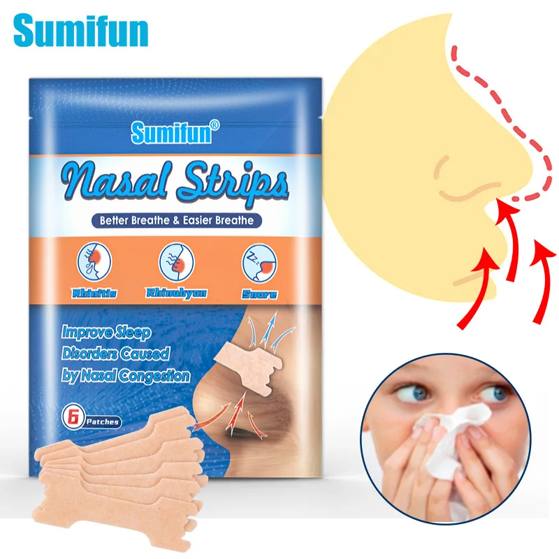 

6-18 шт., пластырь от храпа для улучшения дыхания