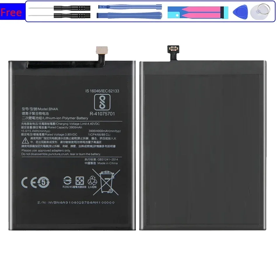 BN31 BN41 BN43 BM46 Аккумулятор для Xiaomi Redmi Note 3 3S 3X 4 Prime 4X 4A 5 Plus 5A 6 Pro 6A 7 7A 8 8A 8T 9 9A 9S 10X