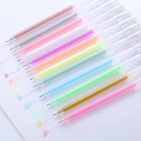 2pcs large capacity gel pen color hand account pen 0 5mm ink student highlight mark art writing drawing office school supplie
