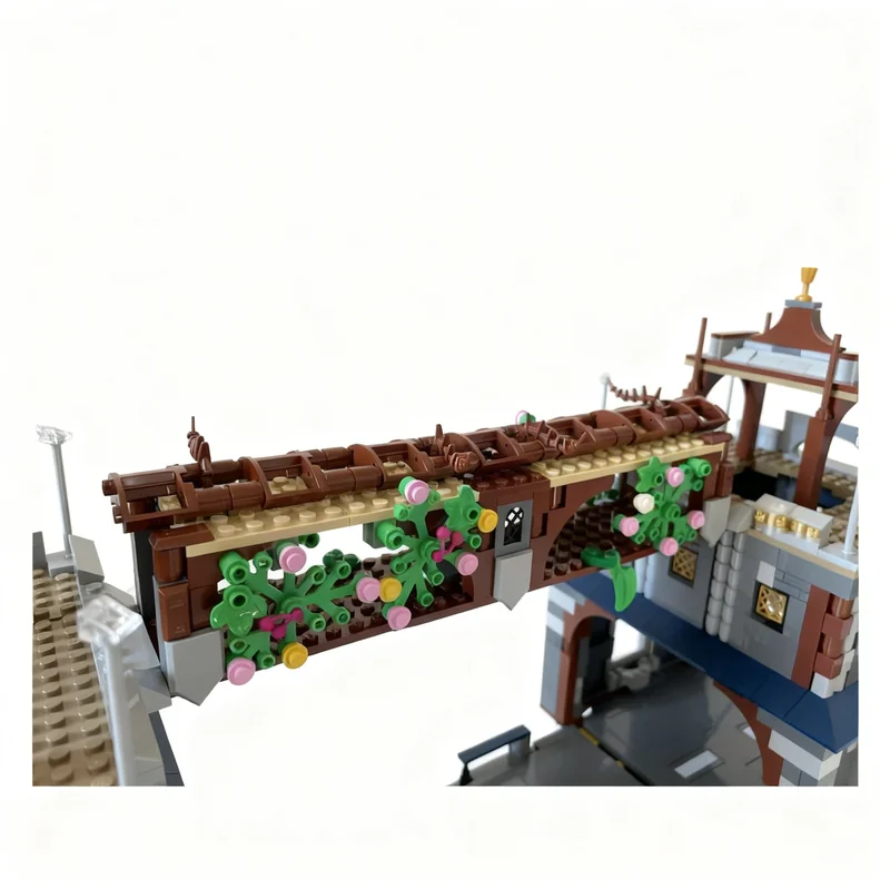 2086 деталей MOC Creator Creator 3-в-1 Модель моста с башнями, строительные блоки, рождественский подарок, архитектура, креативная идея на день рождения, 3D (art.: 3920dcd18cffa) - 3920dcd18cffa