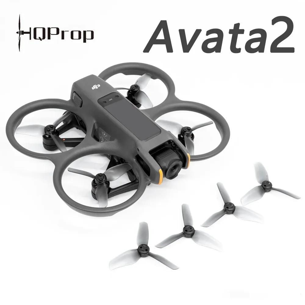HQProp 3x3x3 пропеллеры 3 дюйма серые для DJI Avata 2