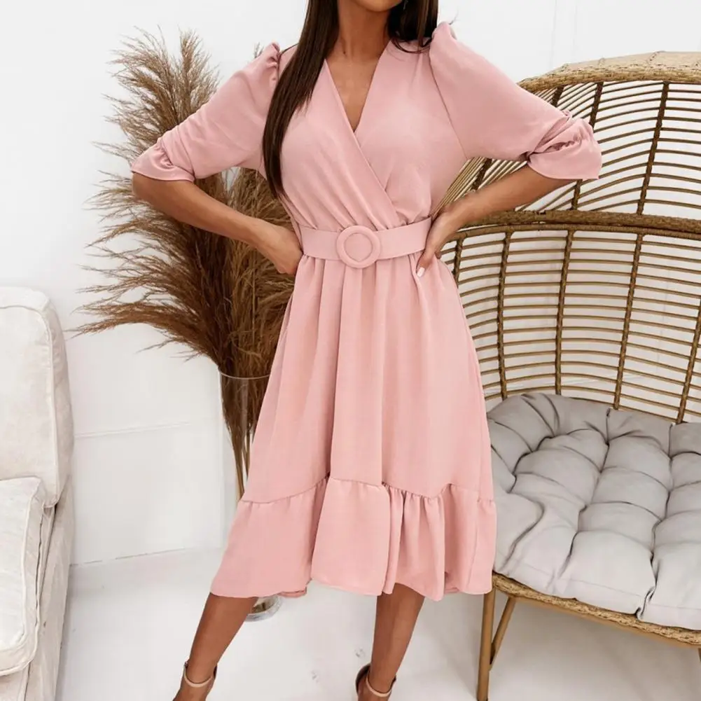 

Show Unique Charm Polyester Summer Beach Party Dress Women Apparel for Dating