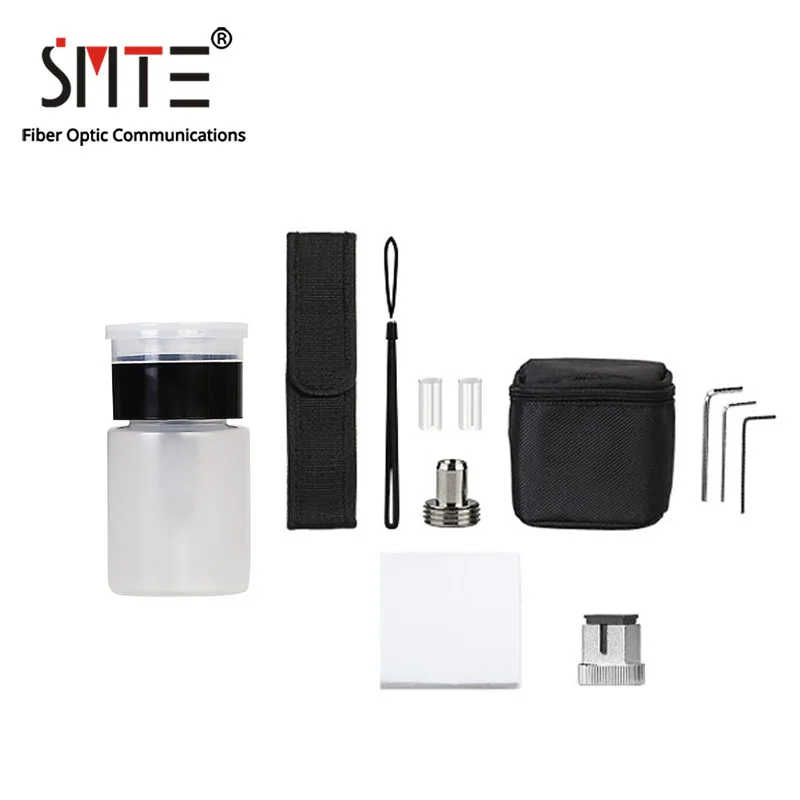 19pcs/set FTTH Fiber Optic Tool Kit with Fiber Cleaver -70~+10dBm Optical Power Meter Visual Fault Locator 10mw