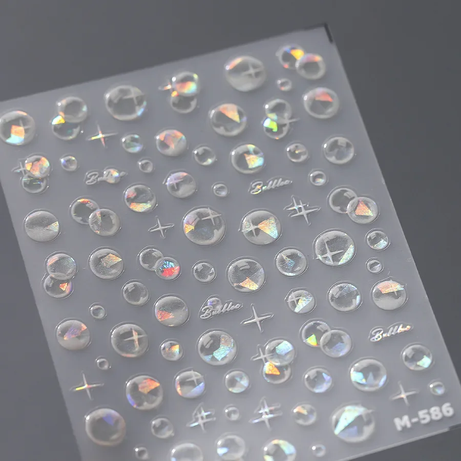 Блестящие лазерные пузырьки мечты звезды ракушки морские звёзды золотой рыбки