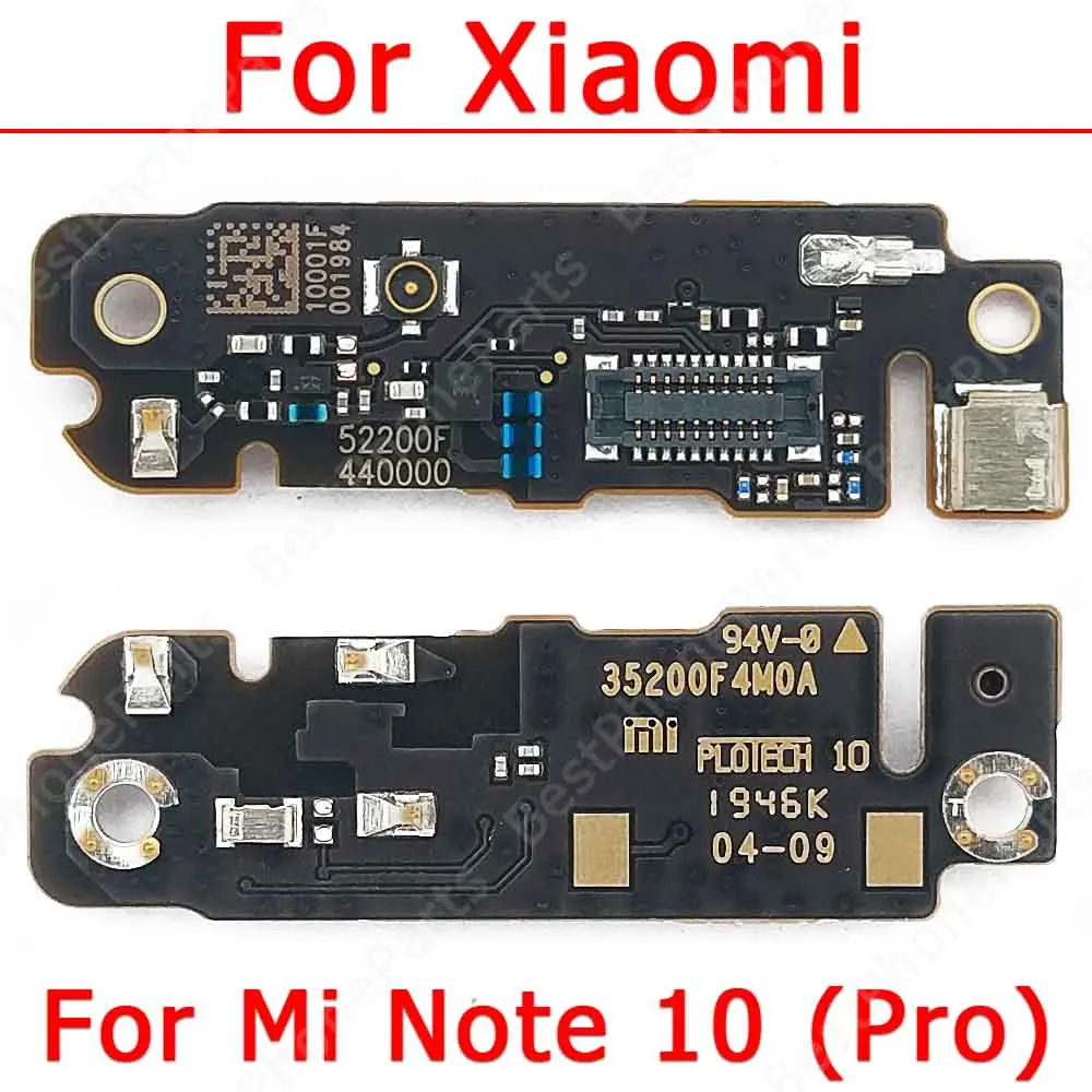 Оригинальная микрофонная плата для модуля микрофона Xiaomi Mi Note 10 Pro Note10 антенна