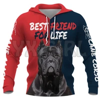 cane corso 3d printed hoodies unisex pullovers funny dog hoodie casual street tracksuit