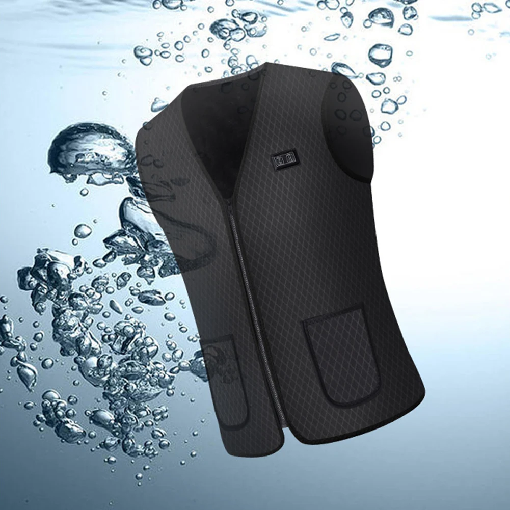 7-зонный жилет с подогревом электрическим терможилет моющийся для кемпинга