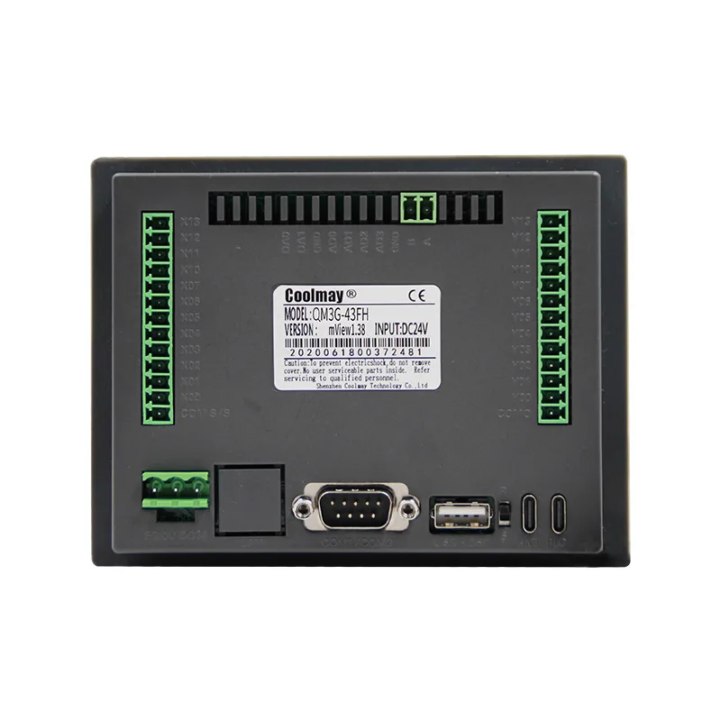 Coolmay 4,3 HMI PLC «все в одном» серии QM3G rs232 rs485 Релейный выход 24 В постоянного тока Поддержка MODBUS RTU QM3G-43FH-24MR (art.: 3920cdcf73a0b) - 3920cdcf73a0b